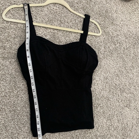 Y2K Cabi Black Bustier Tank Top - Picture 6 of 8